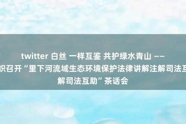 twitter 白丝 一样互鉴 共护绿水青山 ——兴化法院组织召开“里下河流域生态环境保护法律讲解注解司法互助”茶话会