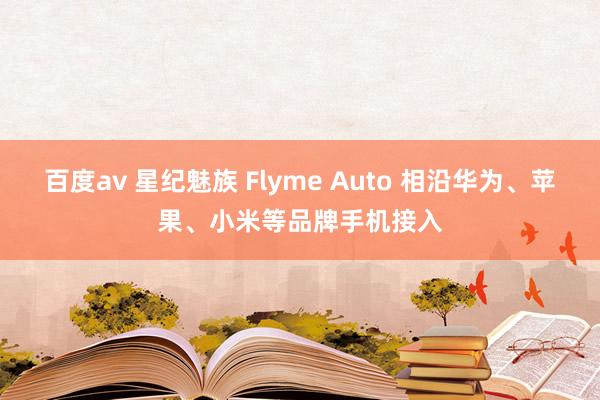 百度av 星纪魅族 Flyme Auto 相沿华为、苹果、小米等品牌手机接入
