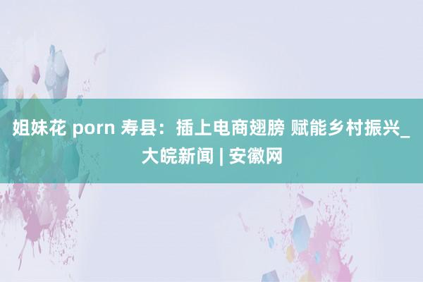 姐妹花 porn 寿县：插上电商翅膀 赋能乡村振兴_大皖新闻 | 安徽网